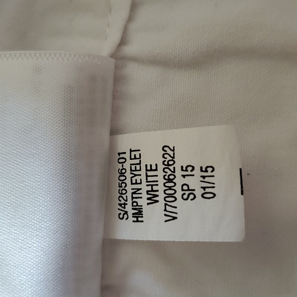 Banana Republic Hampton Eyelet Textured Shorts White Sz: 8, EUC - Picture 7 of 8